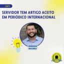 SERVIDOR TEM ARTIGO ACEITO EM PERIÓDICO INTERNACIONAL