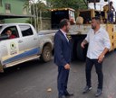Vereador Carlos Damaceno acompanha Prefeito Hildon Chaves em obras na Arigolândia
